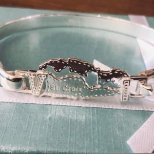 Sterling silver Virgin Islands bracelet.