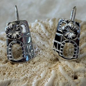 Sterling silver Sugar mill earrings