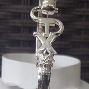 STX 925 sterling silver bracelet with silver wrapping.