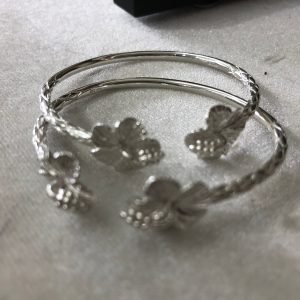 2 Sterling  silver(925)  kid’s bracele