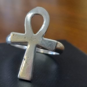 Sterling silver (925) Ankh ring.