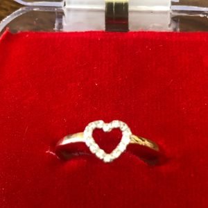 Solid 14 k gold toe rings