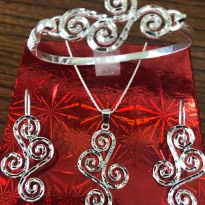 Swirly- Curly 925 sterling silver collection.