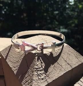 925 Sterling silver V I bracelet